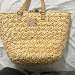 Red Valentino beach bag